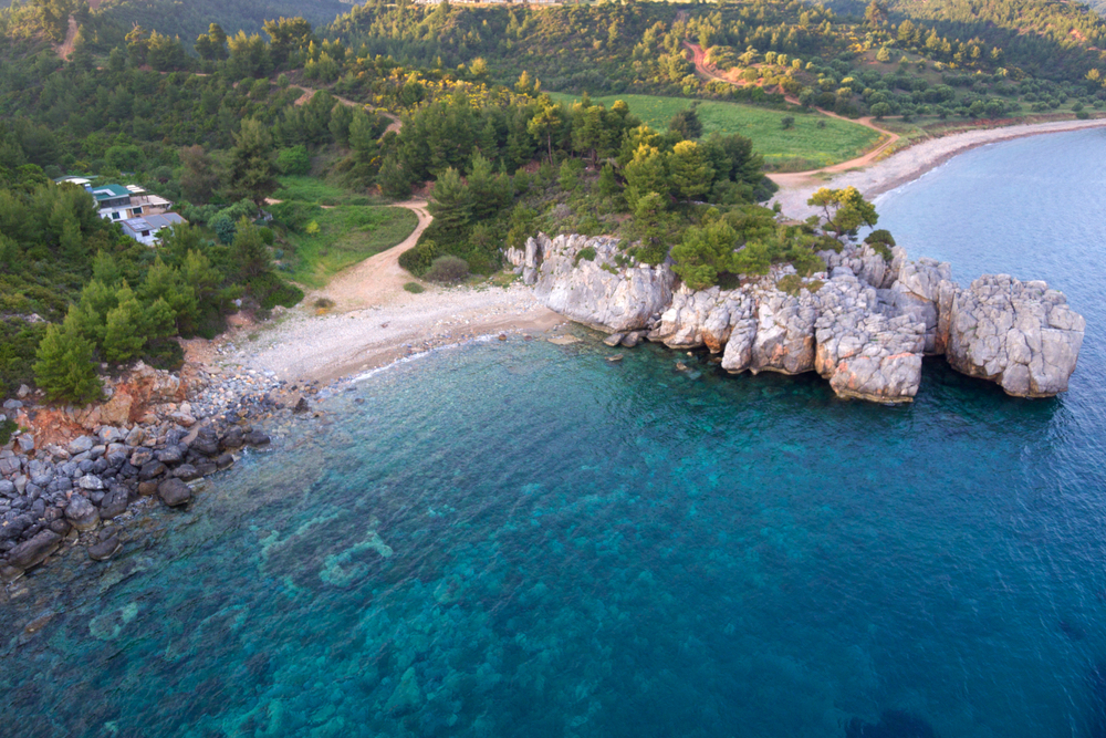 Plaja Ani, Kassandra, Halkidiki, Grecia